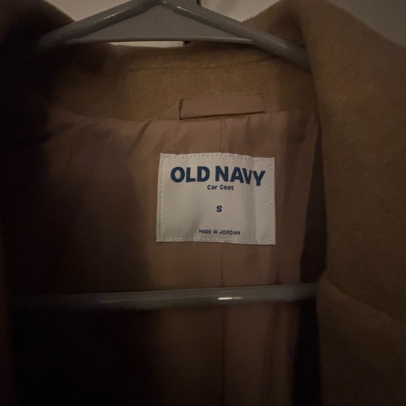 Old Navy Women's Tan Wool Coat (never worn) - Picture 2 of 3